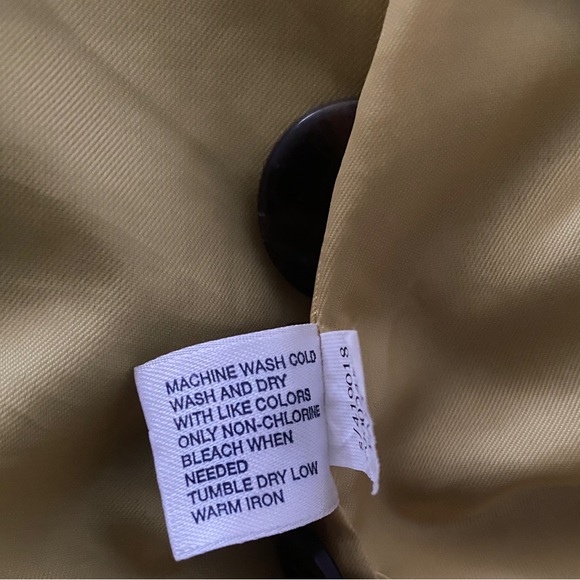 GAP layered trench coat. Beige gray & yellow lining. Removable layer Size: M - Picture 12 of 12